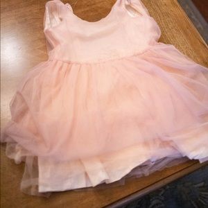 Seed taffeta dres pink size 2-3